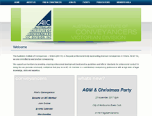 Tablet Screenshot of aicvic.com.au